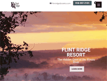 Tablet Screenshot of flintridgeresort.com